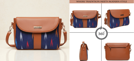 Tan crossbody bag